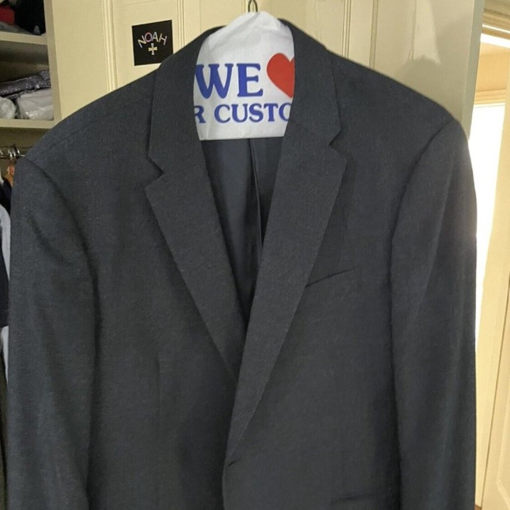 Armani Collezioni Plaid Wool Suit M Line Drop 8 Size 42